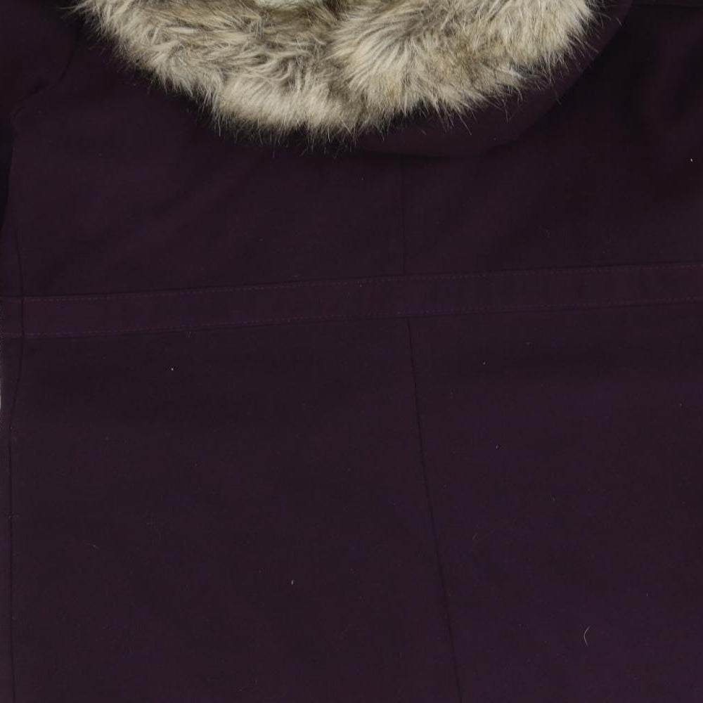 Dorothy Perkins Womens Purple   Parka Coat Size 10