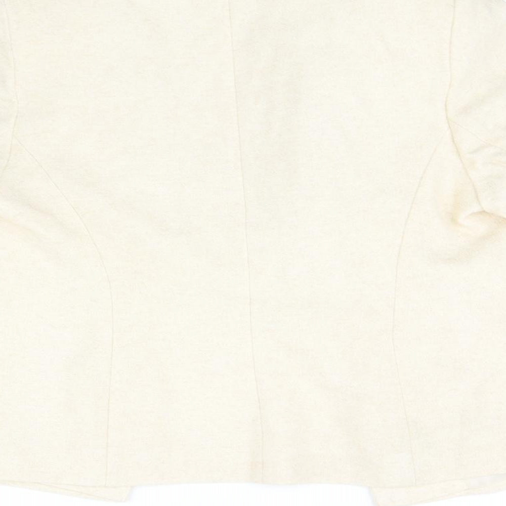 Alex&Co Womens Beige   Jacket Blazer Size 16