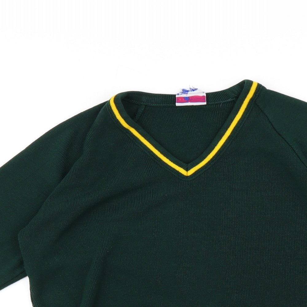 Uni Form Womens Green   Pullover Jumper Size 6