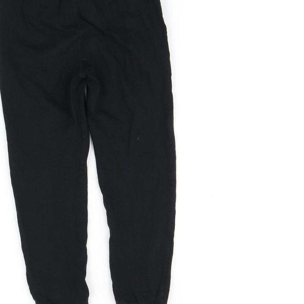 H&M Boys Black   Jogger Trousers Size 7-8 Years