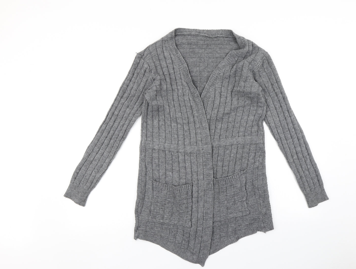 SheIn Womens Grey   Cardigan Jumper One Size