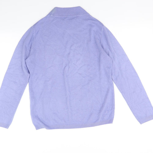 Poppy Womens Purple   Pullover Jumper Size 10