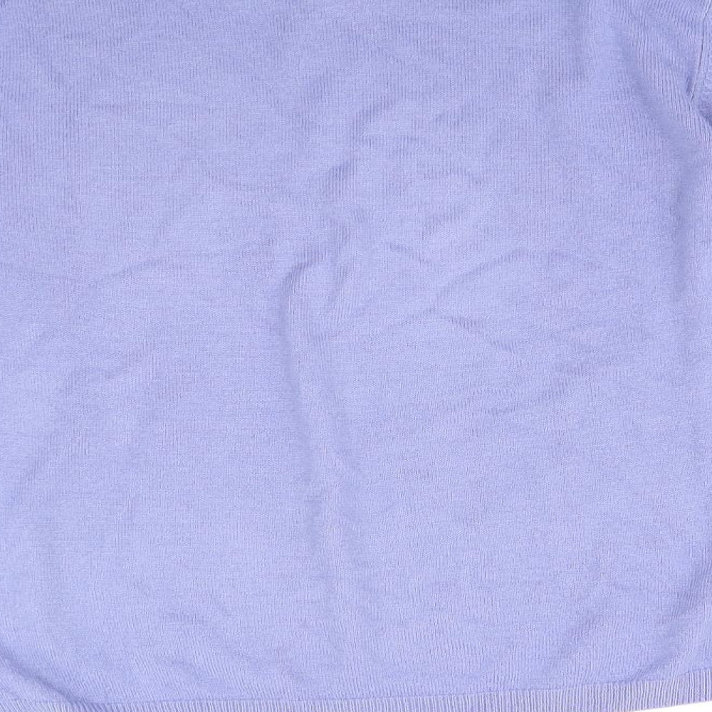 Poppy Womens Purple   Pullover Jumper Size 10