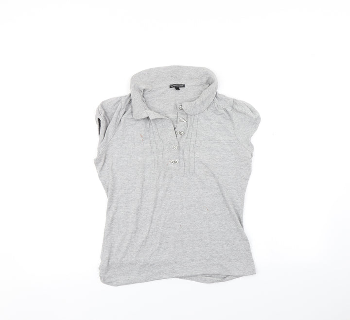 Marks and Spencer Womens Grey Basic Polo Size 12
