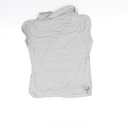 Marks and Spencer Womens Grey   Basic Polo Size 12