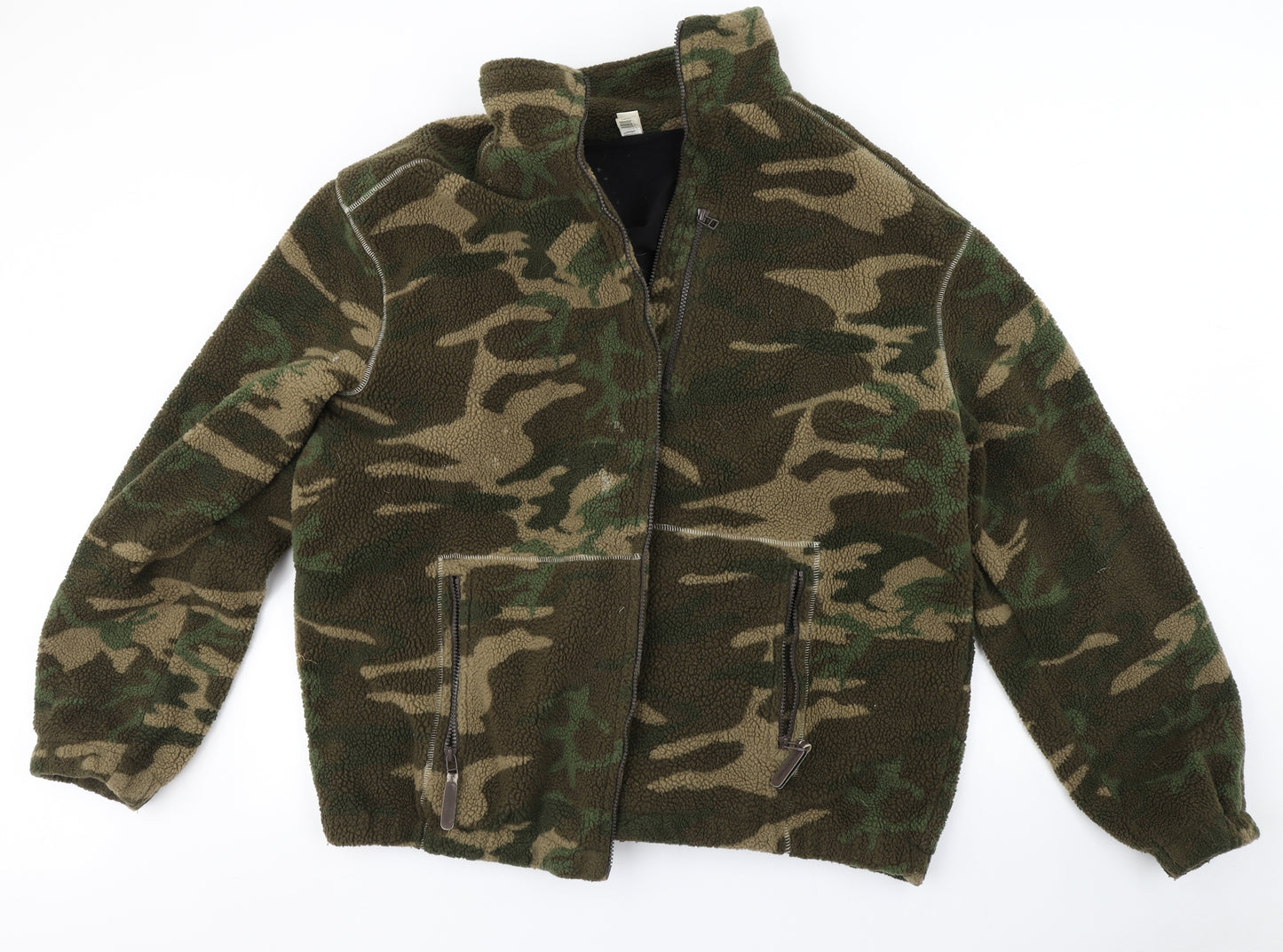 DECATHLON Mens Green Camouflage  Jacket  Size 3XL