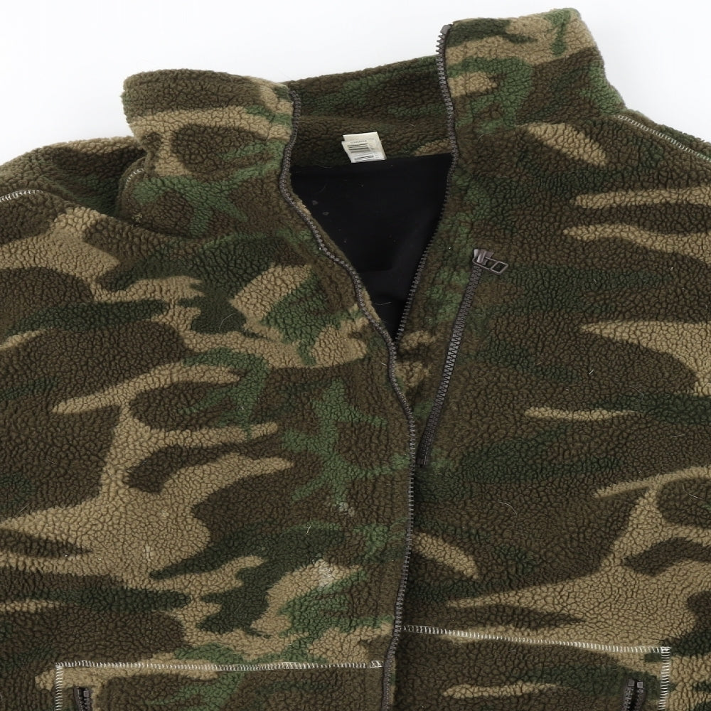 DECATHLON Mens Green Camouflage  Jacket  Size 3XL