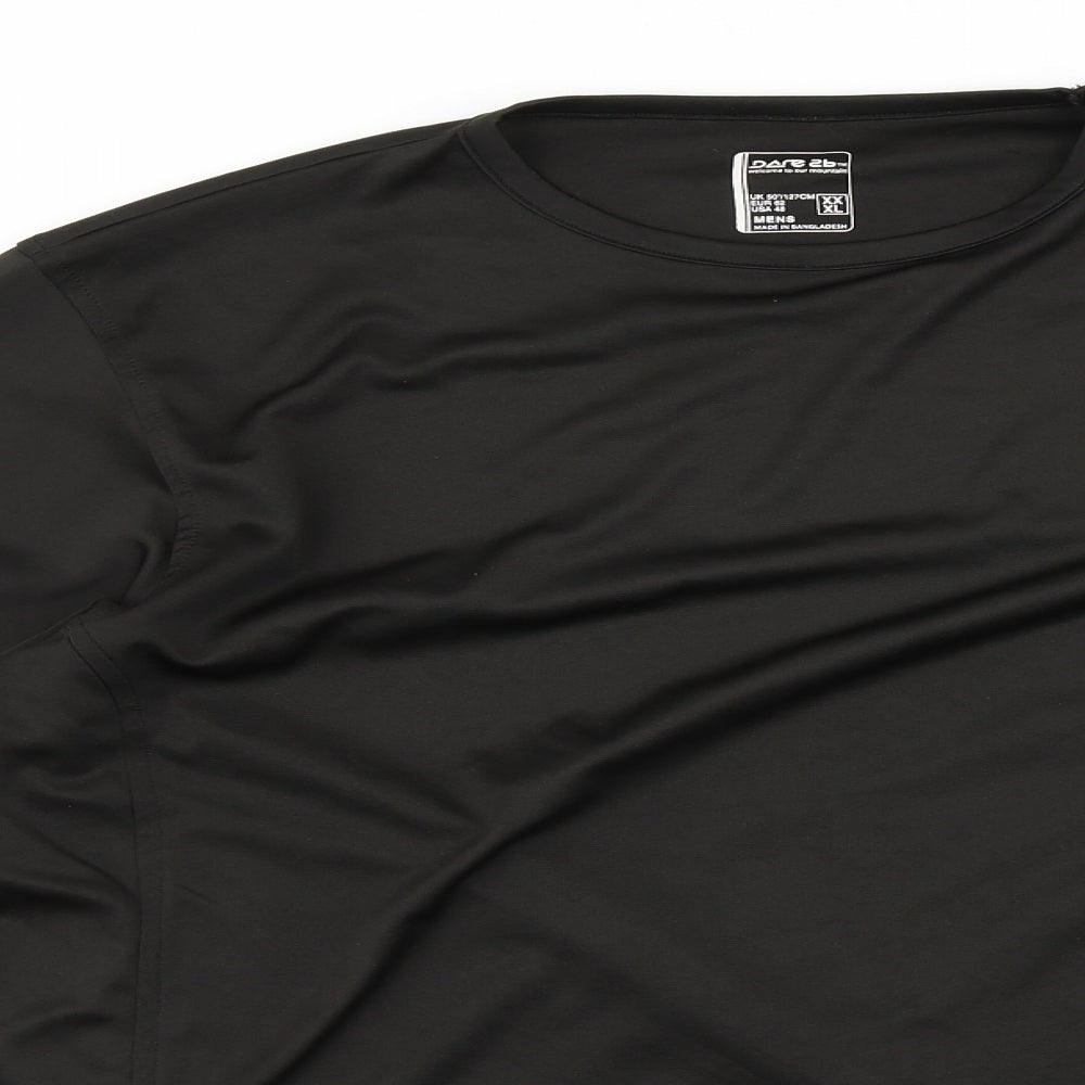 dare2B Womens Black   Basic T-Shirt Size 3XL