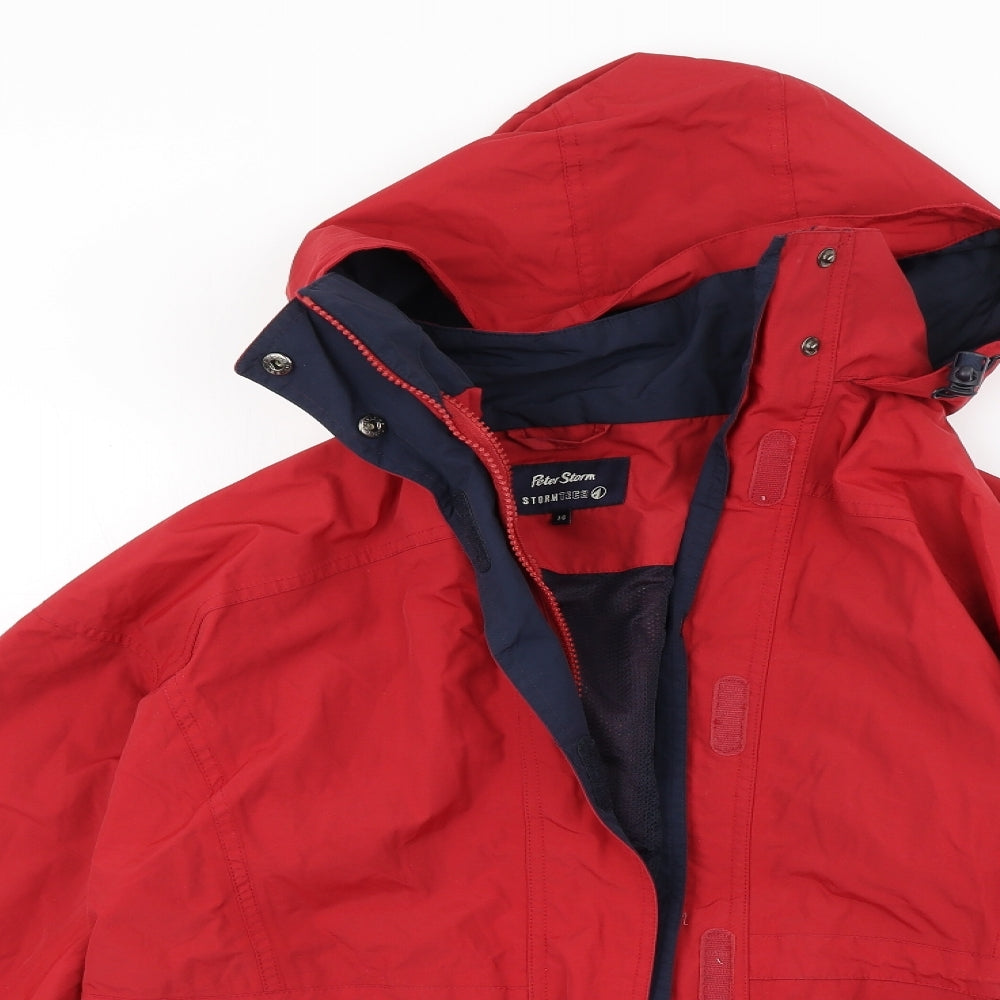 Storm tech Womens Red   Rain Coat Coat Size 14