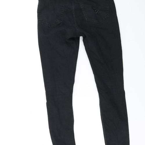 Topshop Womens Black   Skinny Jeans Size 30 in L30 in