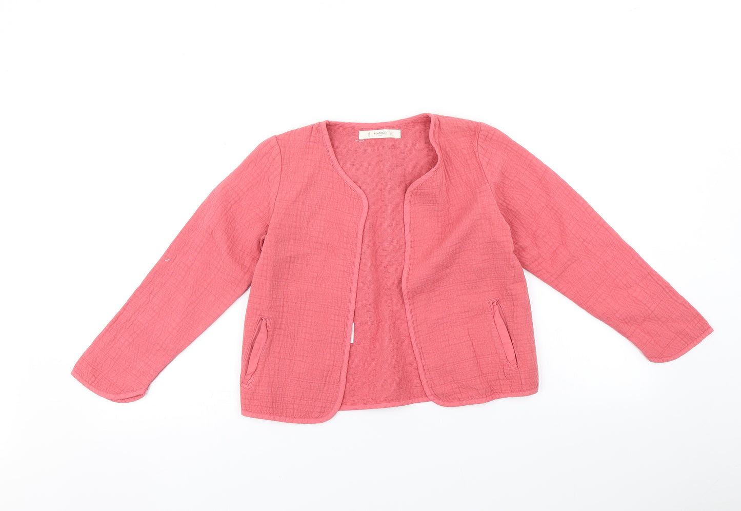 Mango Girls Pink   Cardigan Jumper Size 9-10 Years