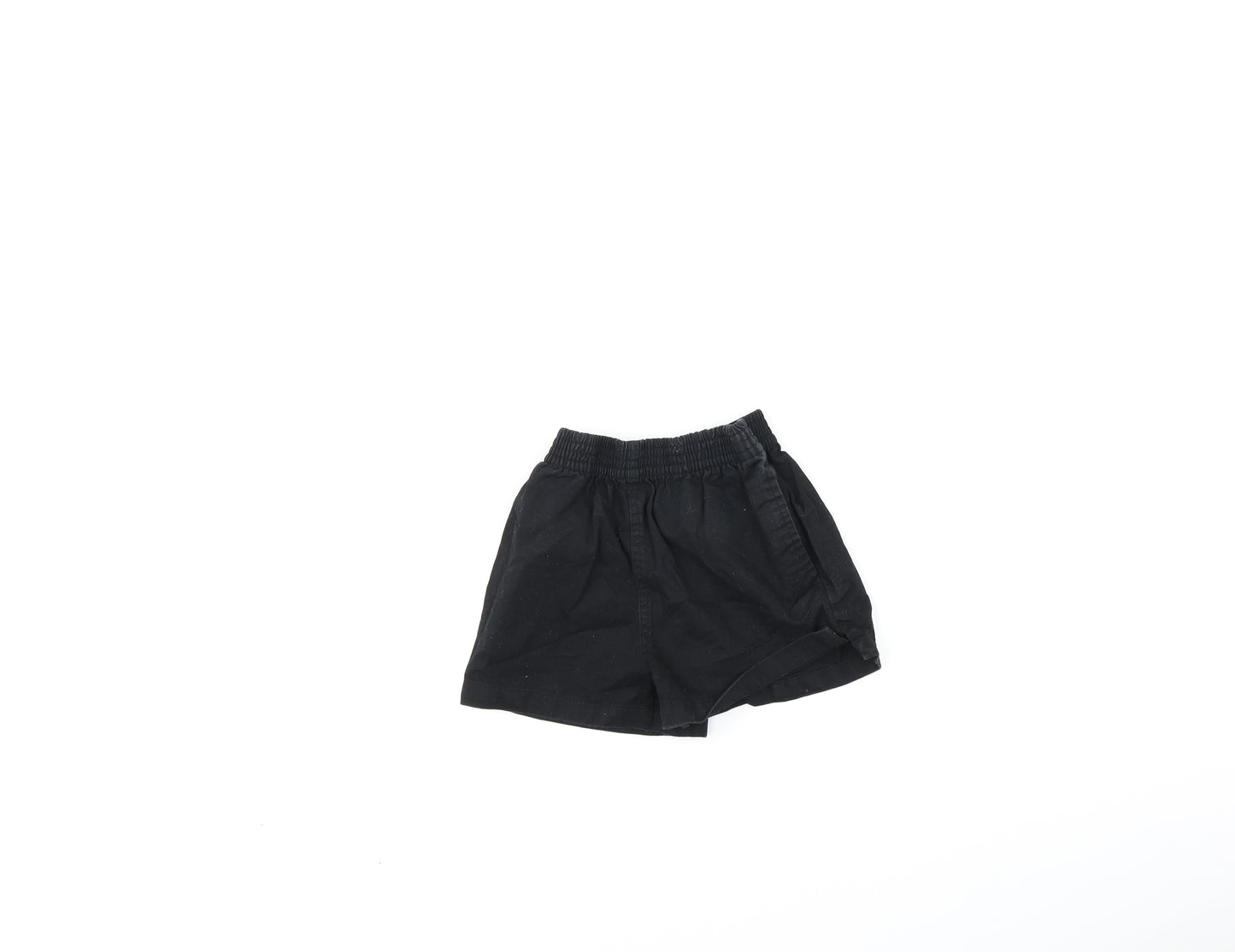 George Boys Black   Sweat Shorts Size 4-5 Years