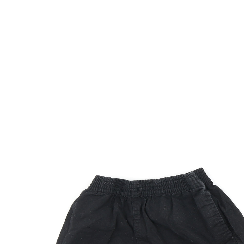 George Boys Black   Sweat Shorts Size 4-5 Years