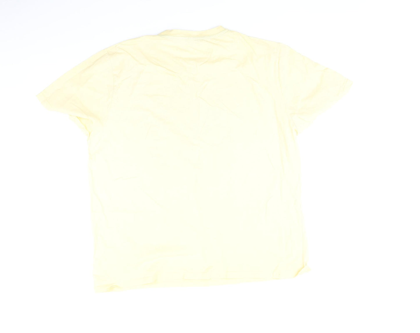 George Mens Yellow    T-Shirt Size XL
