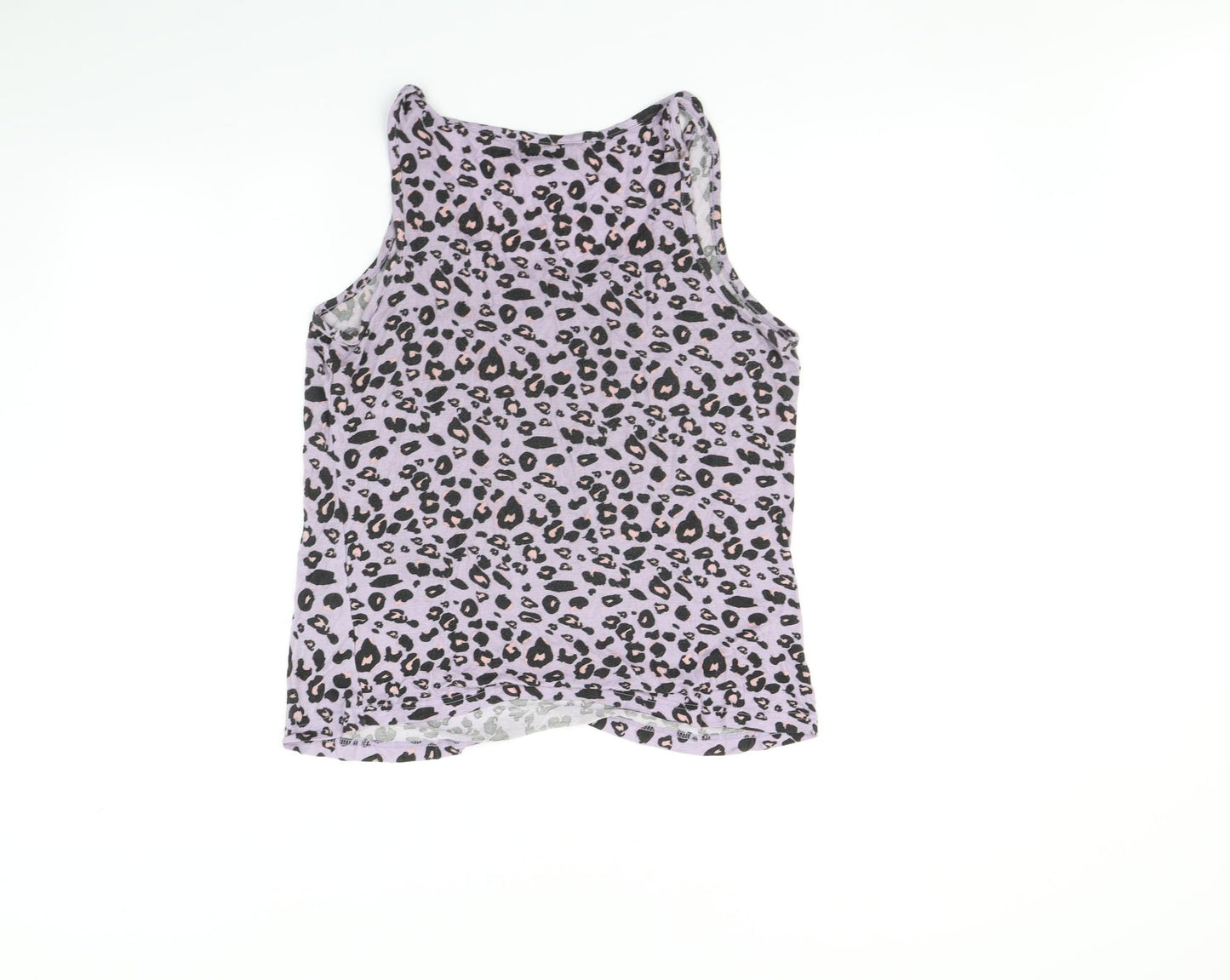 Studio Womens Purple Animal Print  Top Pyjama Top Size 8