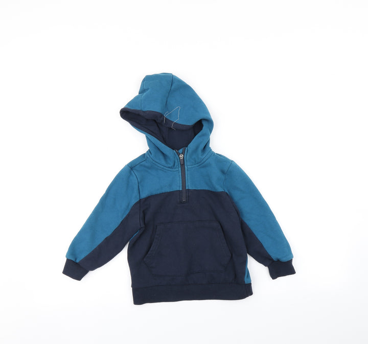 Very Boys Blue Pullover Hoodie Size 6 Years