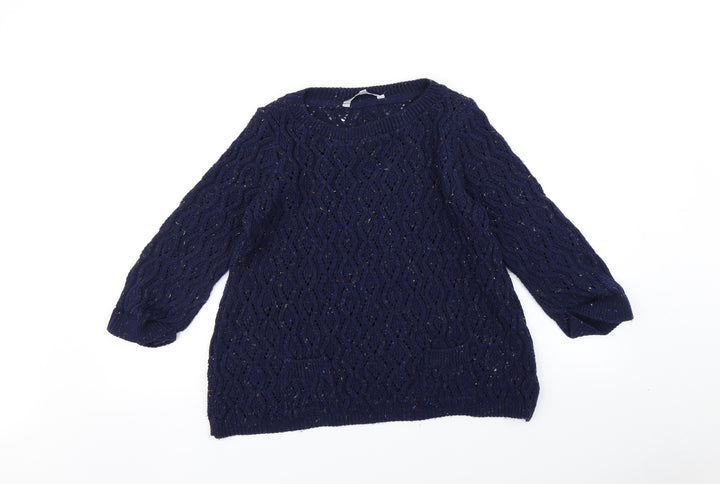 Red Herring Womens Blue   Pullover Jumper Size 10