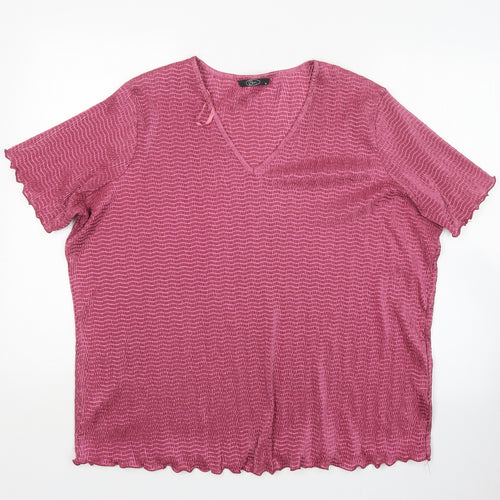 BM Womens Pink   Basic Blouse Size XL