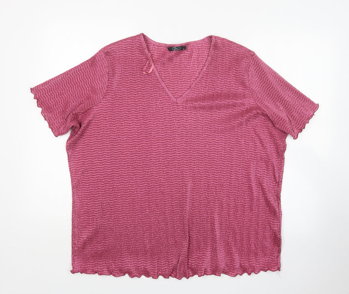 BM Womens Pink   Basic Blouse Size XL