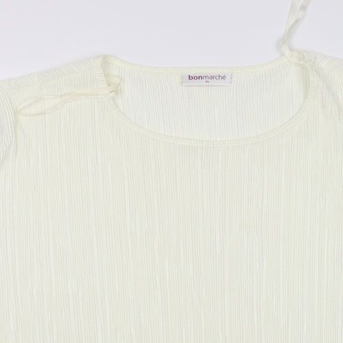 Bonmarche Womens Yellow   Basic Blouse Size XL