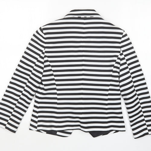 Love Label Womens Multicoloured Striped  Jacket Blazer Size 10