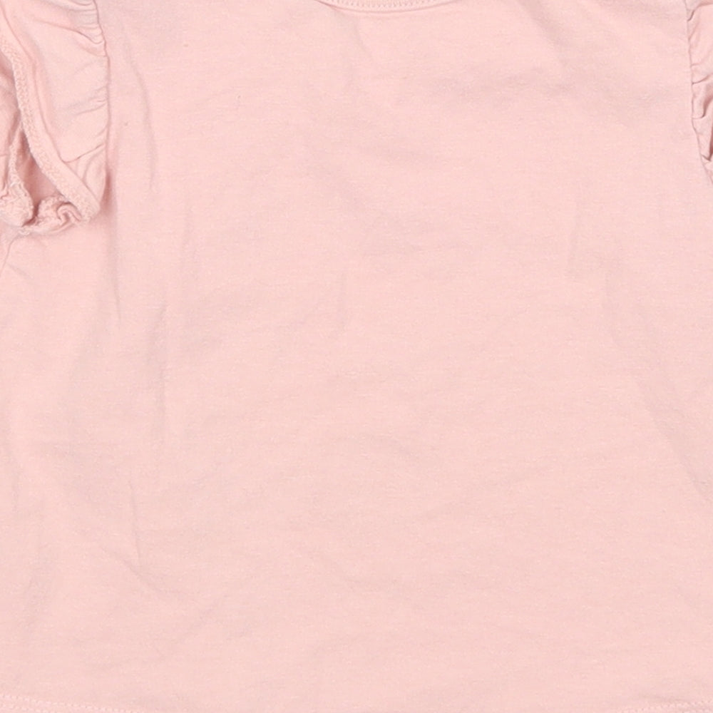 TU Girls Pink   Basic T-Shirt Size 6 Years