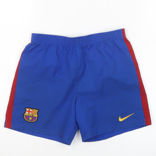 Nike Boys Multicoloured   Sweat Shorts Size 7-8 Years - FC Barcelona