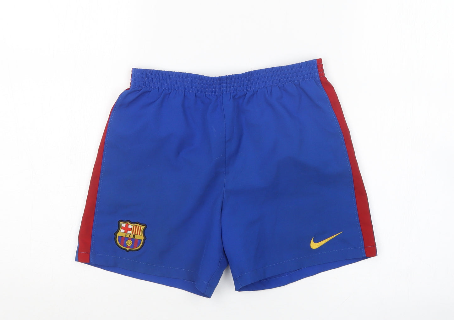Nike Boys Multicoloured   Sweat Shorts Size 7-8 Years - FC Barcelona