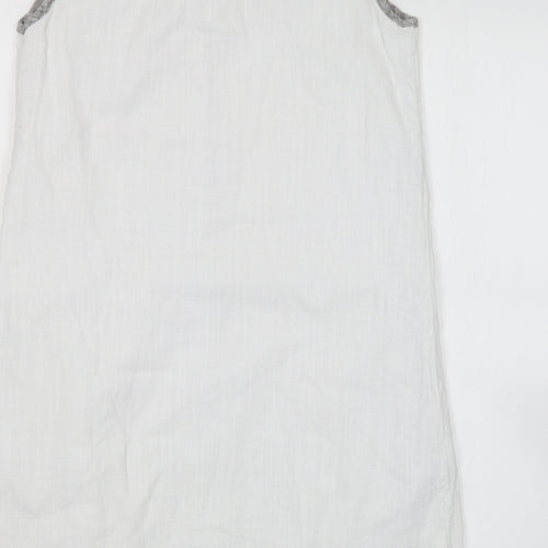 NEXT Womens White   Tank Dress  Size 10