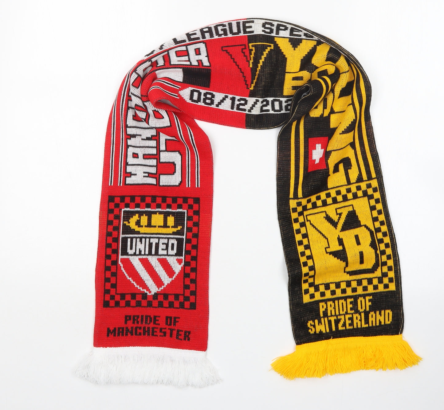 Preworn Football Scarf   - Manchester United VS Young Boys