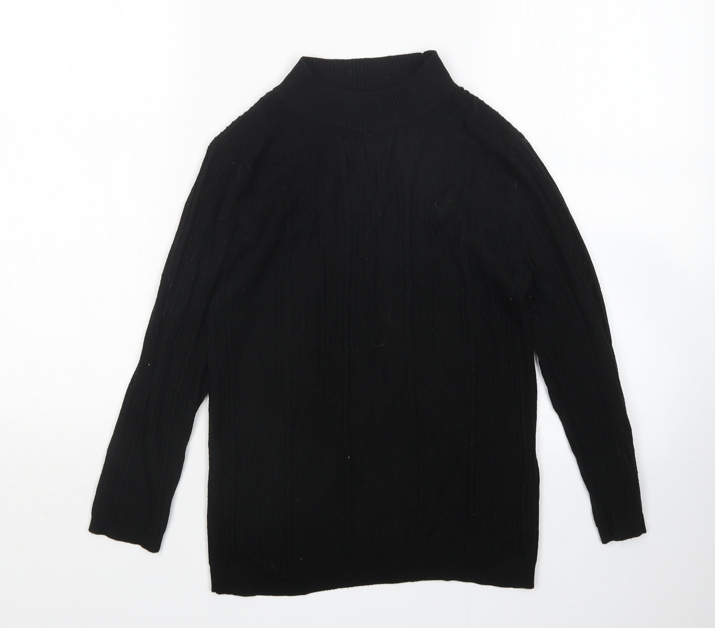 Peacocks Womens Black   Pullover Jumper Size 10