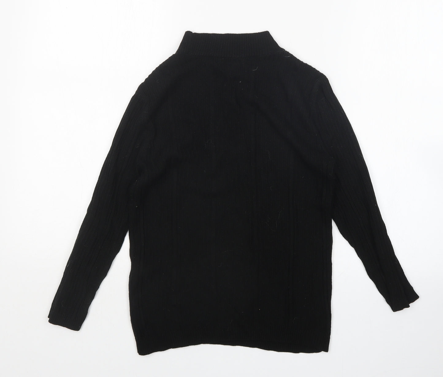 Peacocks Womens Black   Pullover Jumper Size 10