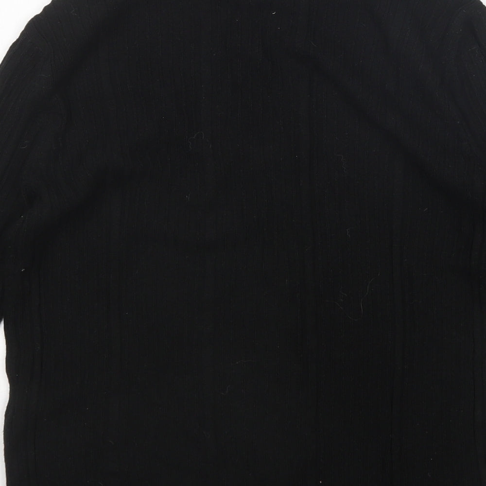 Peacocks Womens Black   Pullover Jumper Size 10