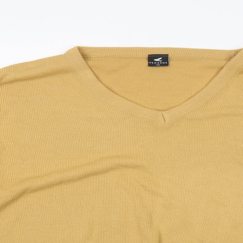 Pegasus Mens Brown   Pullover Jumper Size 2XL