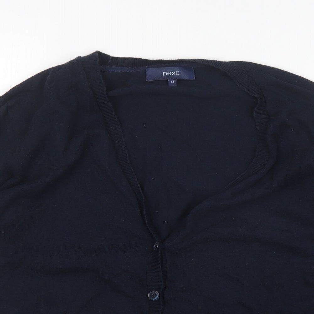 NEXT Womens Blue   Cardigan Jumper Size 20