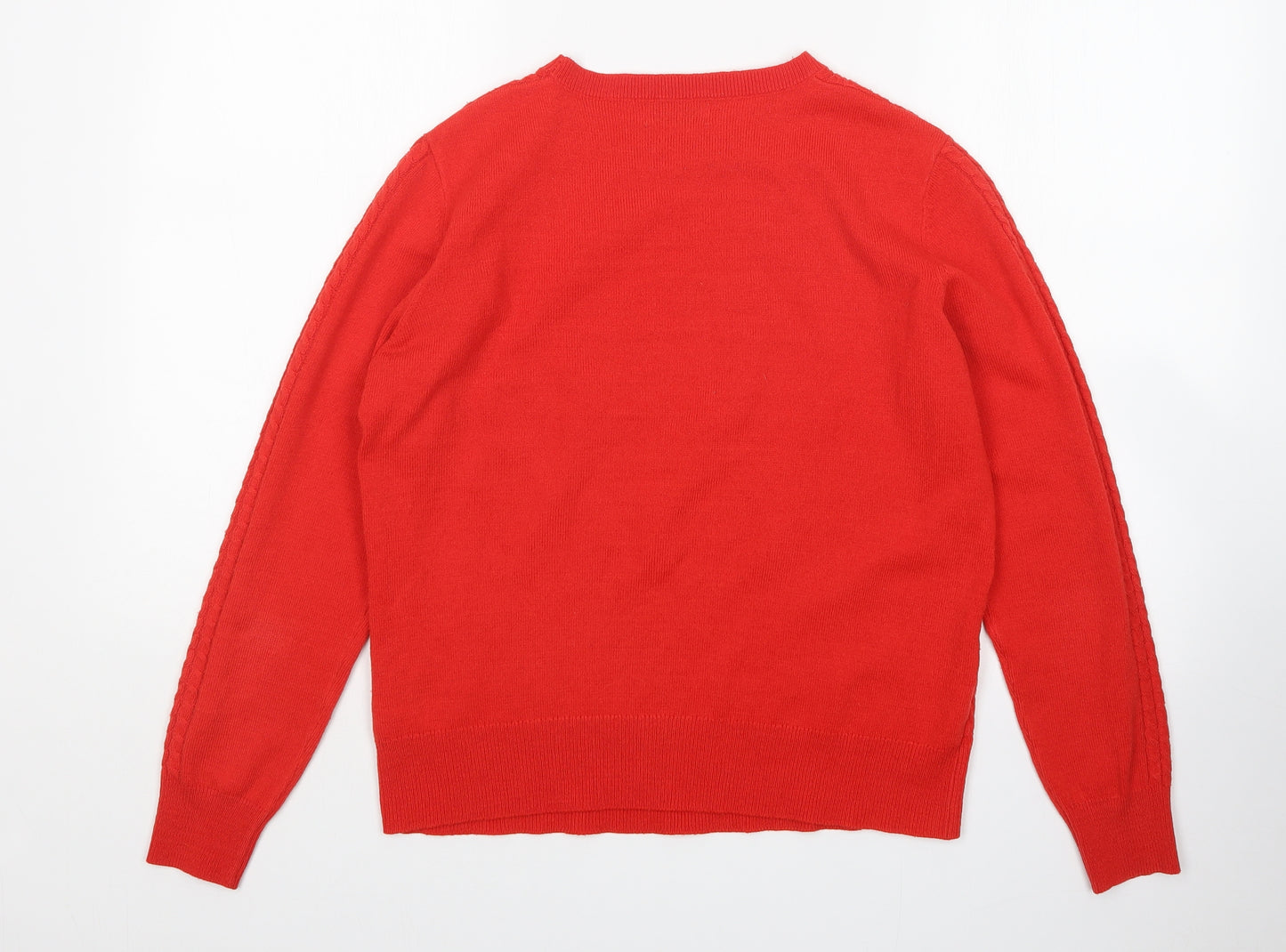 Papaya Womens Red   Pullover Jumper Size 14