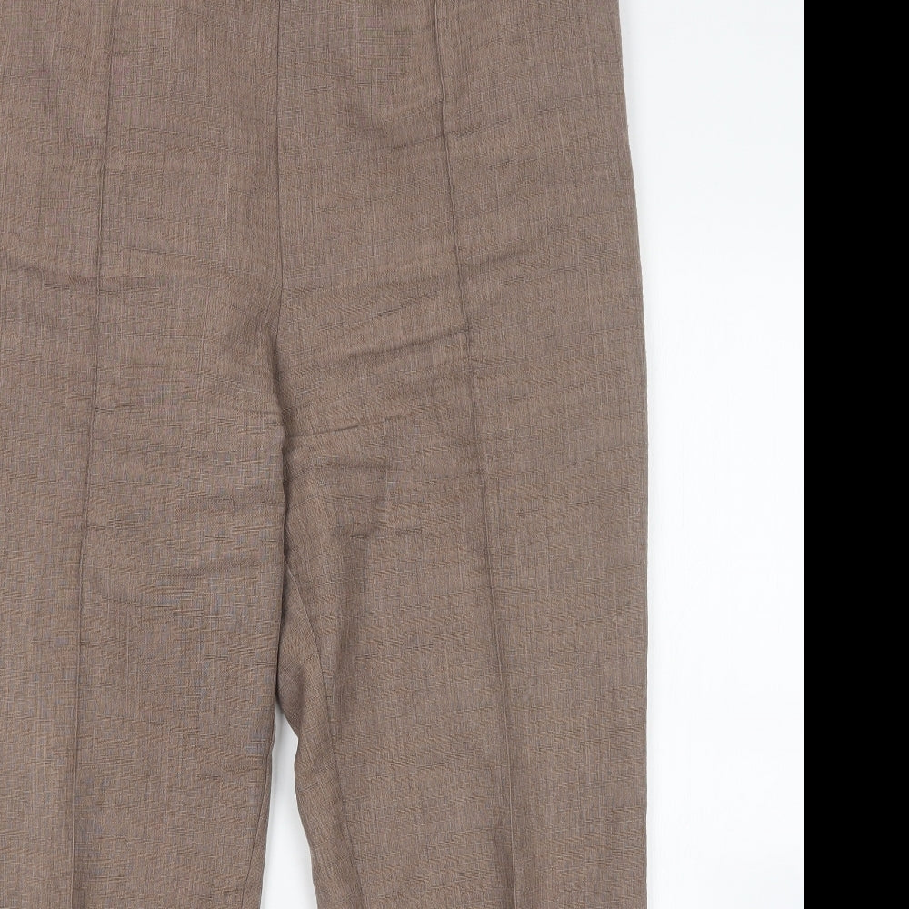 M&S Womens Brown   Trousers  Size 16 L27 in