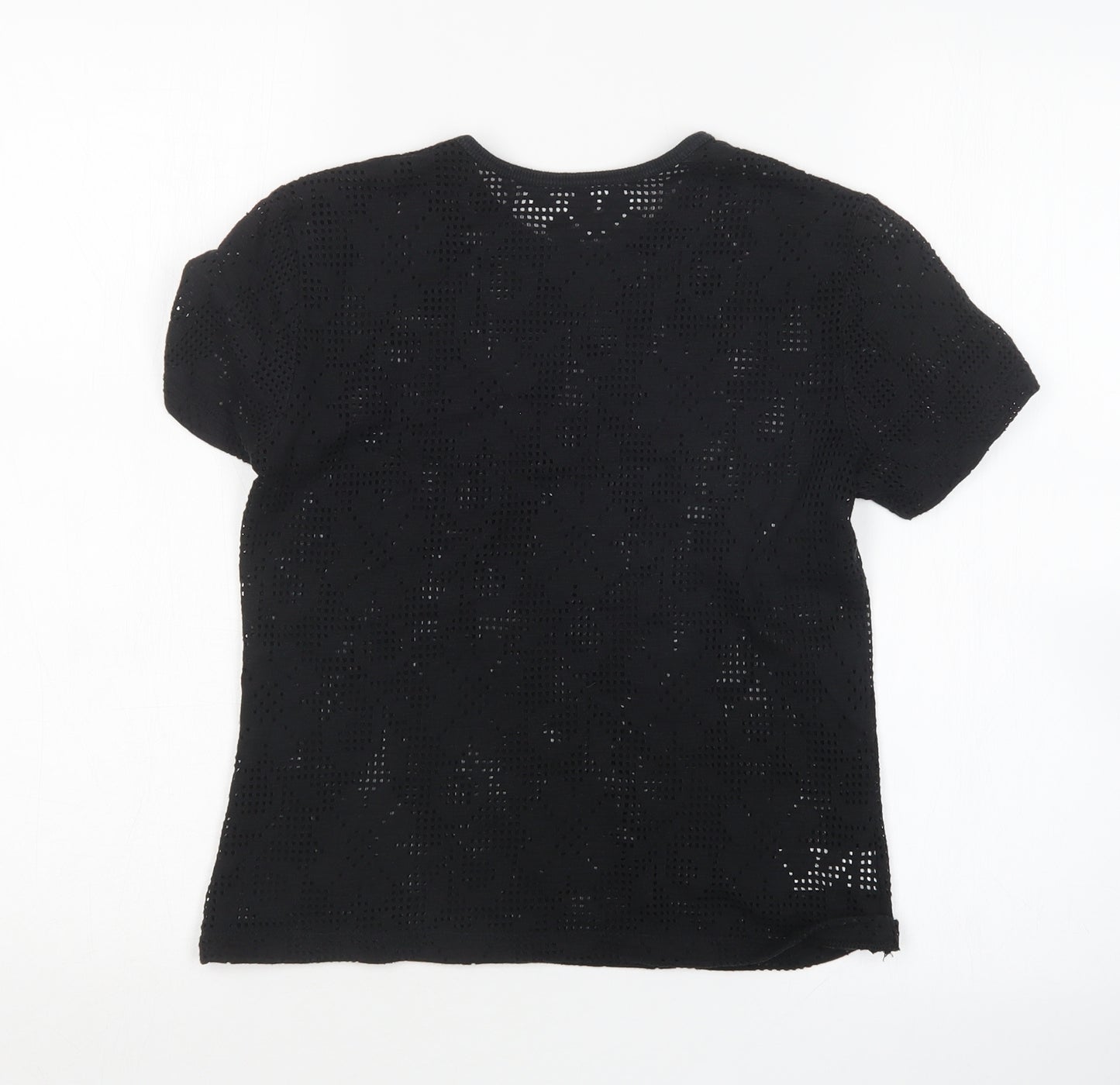 St Michael Womens Black   Basic T-Shirt Size 10