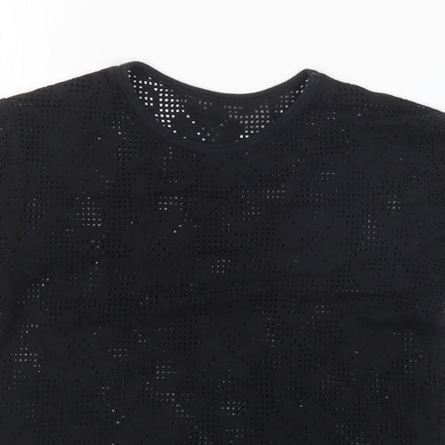 St Michael Womens Black   Basic T-Shirt Size 10