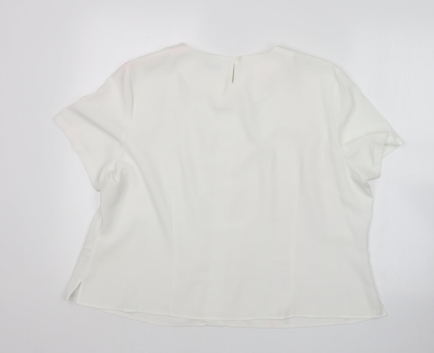 Berkertex Womens White   Basic Blouse Size 24
