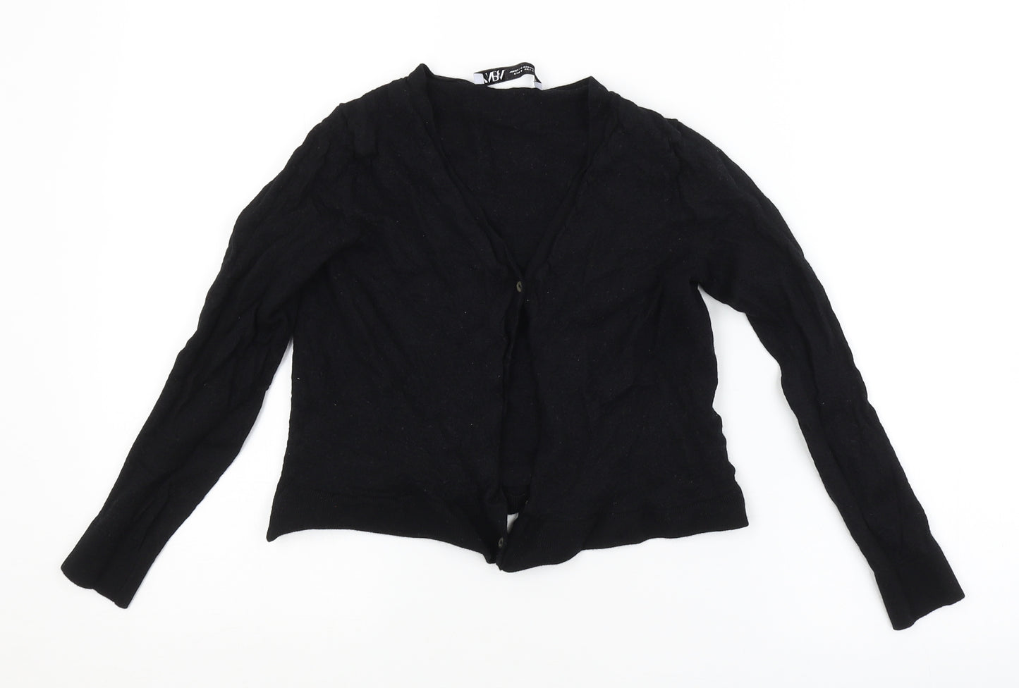 Zara Womens Black   Cardigan Jumper Size S