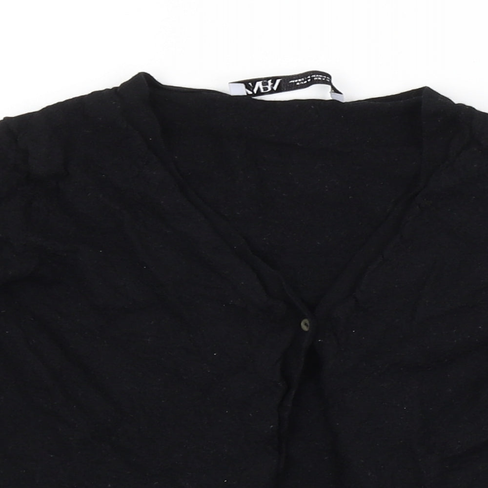 Zara Womens Black   Cardigan Jumper Size S