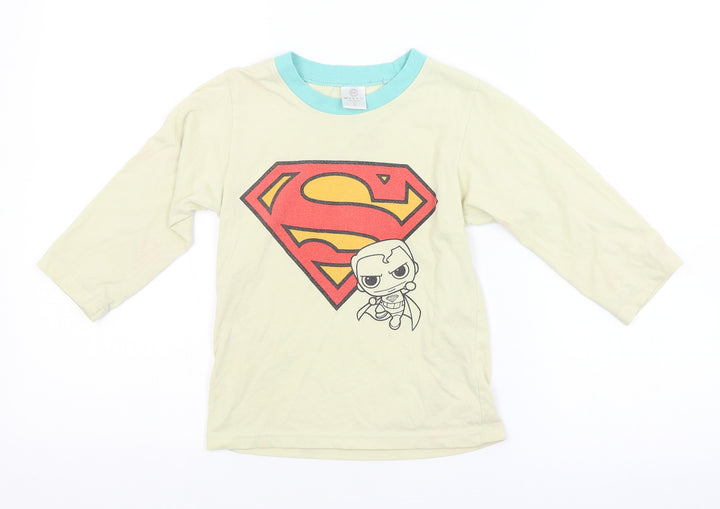 Preworn Boys Multicoloured    Pyjama Top Size S  - SUPERMAN