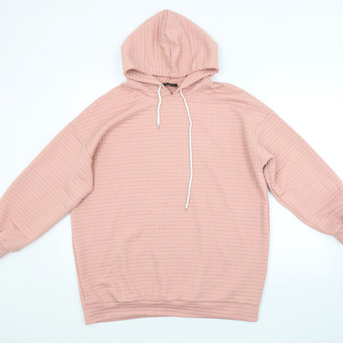 SheIn Womens Pink   Pullover Hoodie Size S