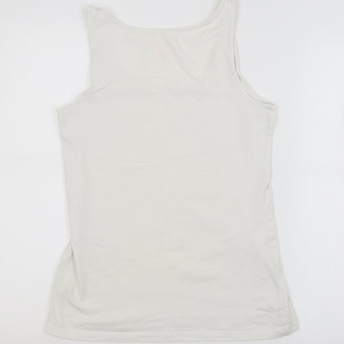Atmosphere Womens White   Basic Tank Size 14