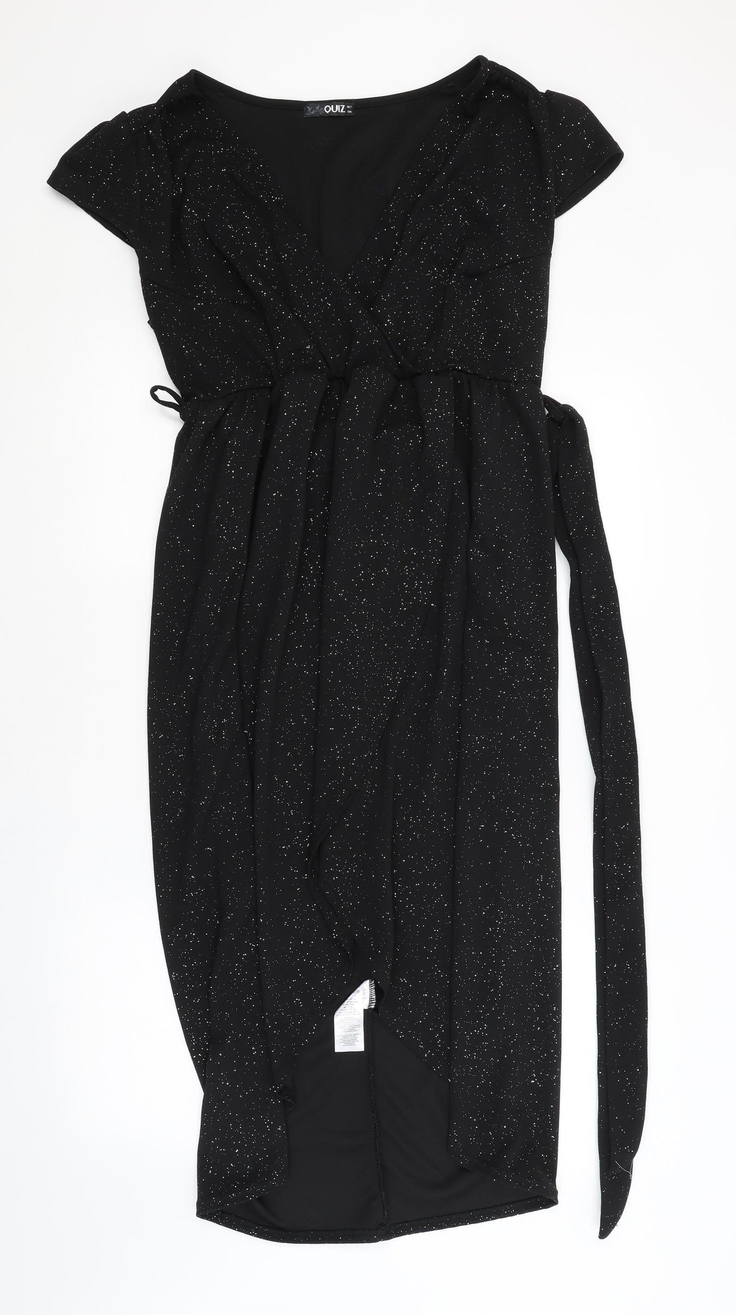 Quiz Womens Black   Wrap Dress  Size 20