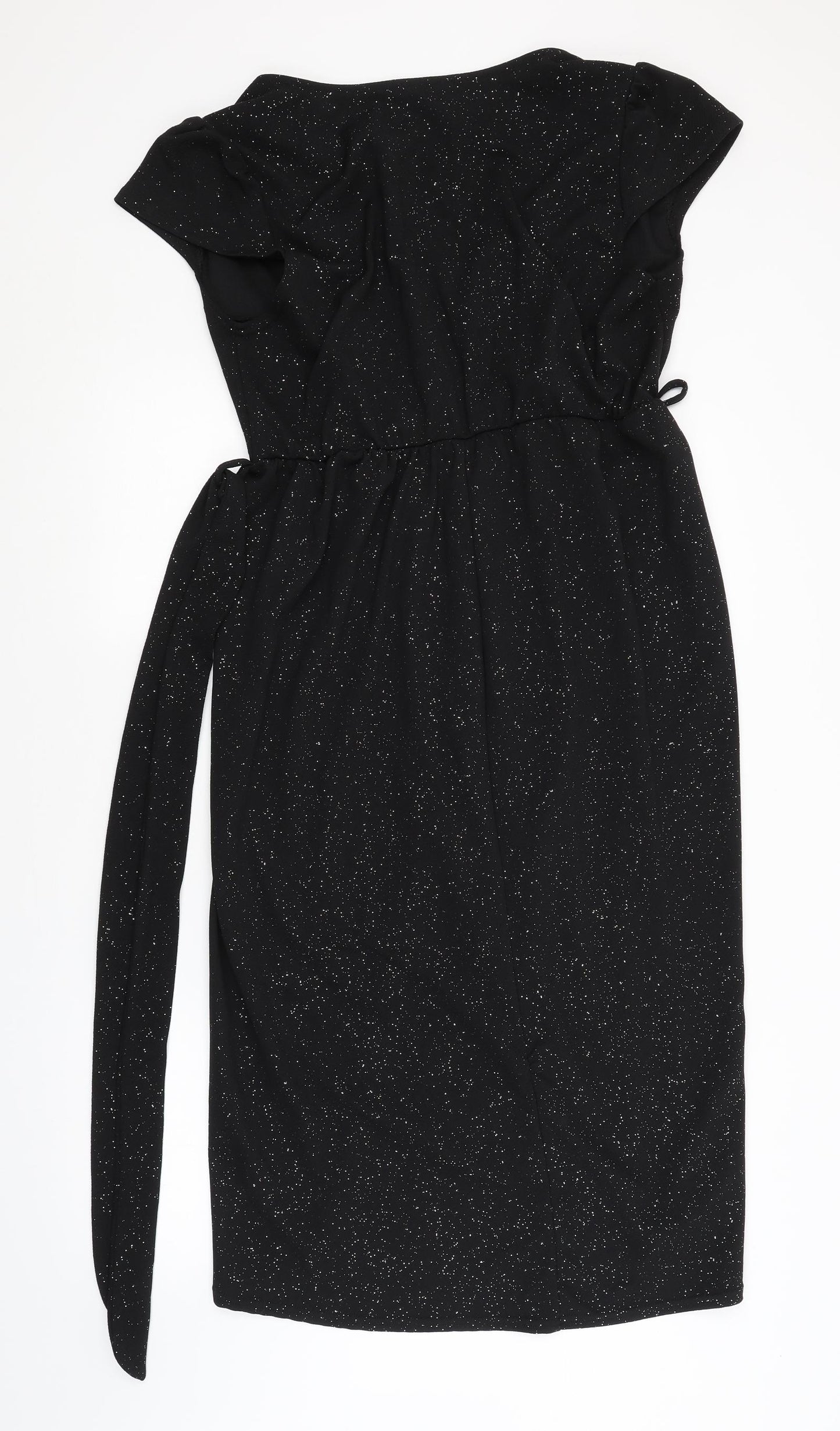 Quiz Womens Black   Wrap Dress  Size 20