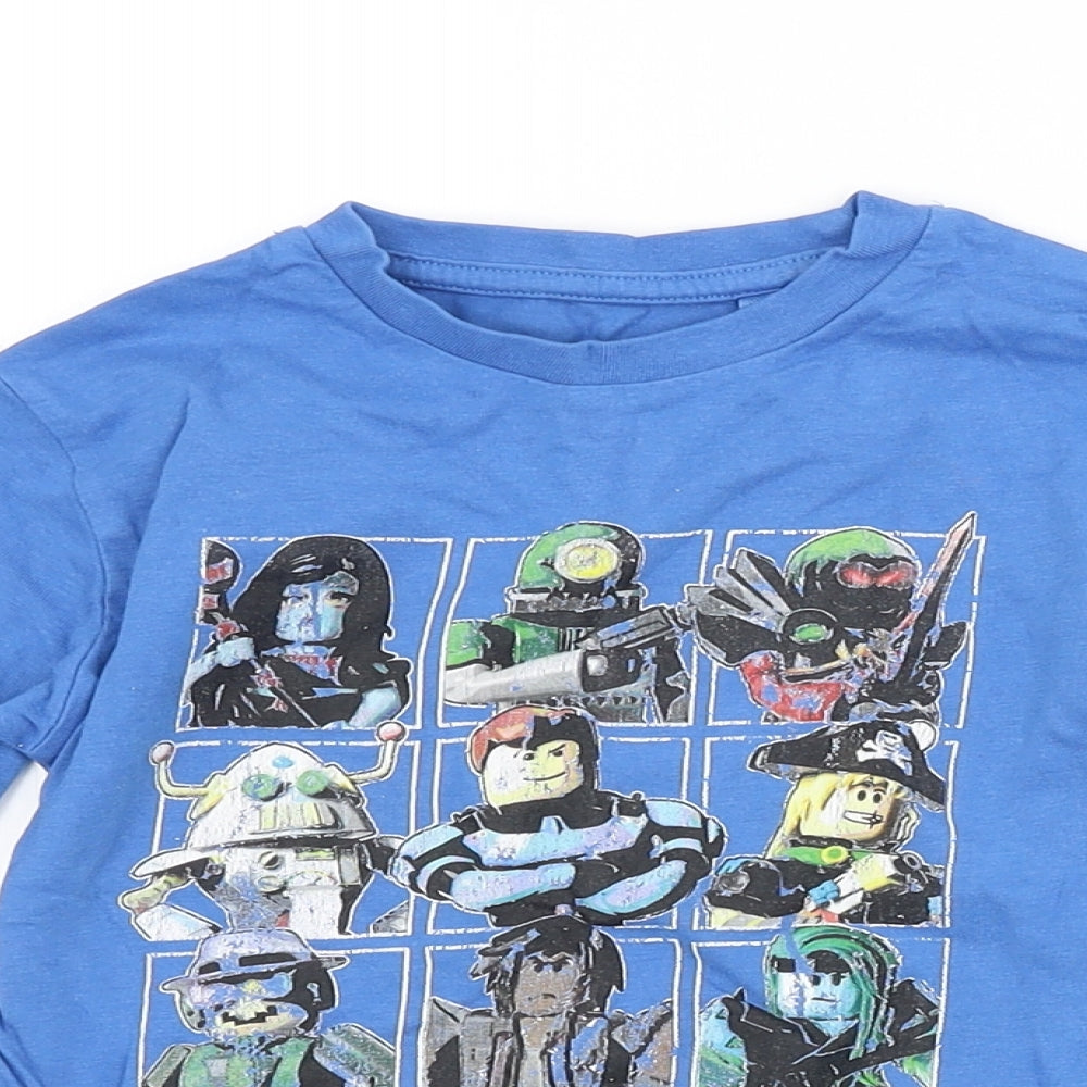 NEXT Boys Blue   Basic T-Shirt Size 3 Years  - ROBLOX