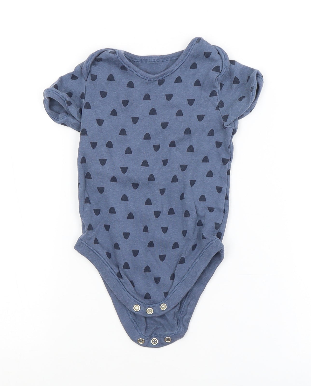 George Baby Blue Spotted  Babygrow One-Piece Size 18-24 Months