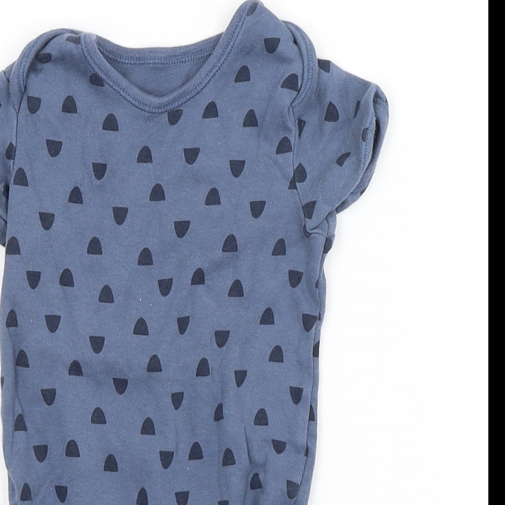 George Baby Blue Spotted  Babygrow One-Piece Size 18-24 Months
